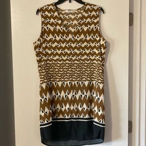 🔴Mango Geometric Patterned Dress Size 6